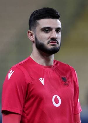 PARMA, ITALY - MARCH 22: Armando Broja of Albania looks on ,during the International Friendly, L?nderspiel, Nationalmannschaft match between Albania and Chile at Ennio Tardini Stadium on March 22, 2024 in Parma, Italy. SPO 