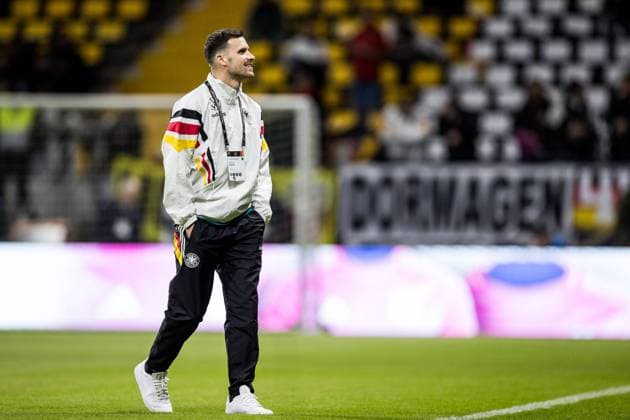 UEFA friendly match Germany Netherlands 26 03 2024 Pascal Groß Germany, 5 during the pitch inspection UEFA friendly match Germany Netherlands, Frankfurt, Deutsche Bank Park on 26 03 2024 Copyright: xBEAUTIFULxSPORTS Wunderlx