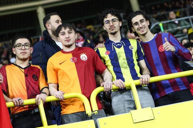 SOCCER - AUT vs TUR, test match VIENNA,AUSTRIA,26.MAR.24 - SOCCER - OEFB International Friendly, Länderspiel, Nationalmannschaft match, Austria vs Turkey. Image shows fans of TUR.  GEPAxpictures xArminxRauthner