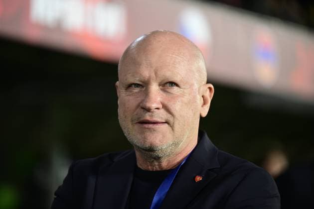 Head coach of Czech national team, Nationalteam Ivan Hasek poses for a photo prior to the friendly soccer match Czechia vs Armenia in Prague, Czech Republic, March 26, 2024. (CTKxPhoto RomanxVondrous) CTKPhotoP2024032607886  CTKPhotoP2024032607886