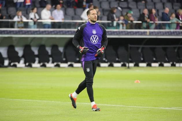 26 03 2024 xmgoodxFrankfurt am Main, Deutsche Bank Park International soccer match Germany vs. Netherlands Goalkeeper Oliver Baumann 24, GER