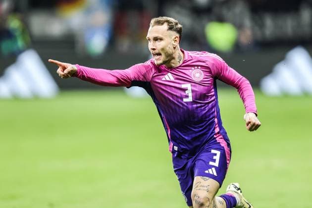 Sport, Football, National team Season 2023 24 UEFA international match Germany Netherlands 26 03 2024, Deutsche Bank Park David Raum Germany, 3 Deutsche Bank Park DFB Campus Hessen Germany