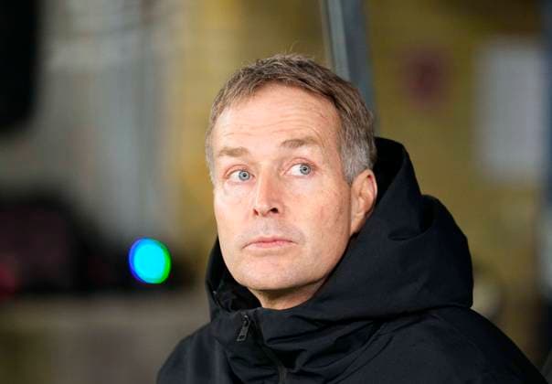 March 26 2024: Kasper Hjulmand (Denmark) looks on during a UEFA Friendly game, Denmark vs Faroe Islands, at Broendby Stadium, Copenhagen, Denmark. CSM Copenhagen Denmark - ZUMAc04_ 20240326_zma_c04_108 Copyright: xUlrikxPedersenx