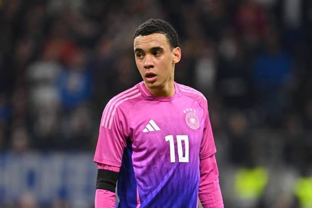 Jamal MUSIALA GER , action,single picture,cropped single motif,half figure,half figure football match Germany GER Netherlands NED 2 1, on 26 03 2024, DEUTSCHE BANK PARK Frankfurt