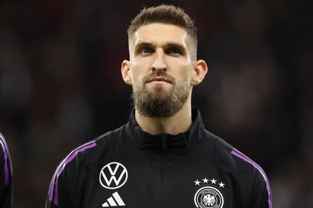 Frankfurt am Main, 26 03 2024 xjfx Deutsche Bank Park UEFA 2024 Friendly Matches Germany Netherlands v l , line up, Robert Andrich Germany DFL DFB REGULATIONS PROHIBIT ANY USE OF PHOTOGRAPHS as IMAGE SEQUENCES and or QUASI VIDEO Copyright: JoaquimxFerreira