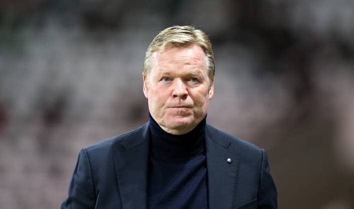26 03 2024, Football, International match, Test match 2023 24, Germany Netherlands, at Deutsche Bank Park Frankfurt am Main Coach Ronald Koeman Netherlands DFL and DFB regulations prohibit any use of photographs as image sequences and or quasi video