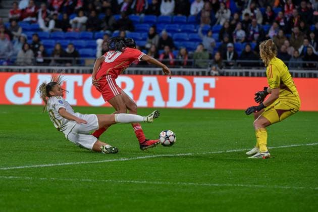 Women Champions League - Lyon reçoit Benfica Sébastien RICOU MAXPPP - Lyon ; 27 03 2024 Foot - Women Champions League -OL (olympique lyonnais) vs BENFICA LISBONNE 1 4 finale -- 03 27 2024 Lyon, France Football - Women Champions League -OL (olympique lyonnais) vs BENFICA LISBON 1 4 final  Copyright: xMAXPPPxSébastienxRICOUx 5059 5057