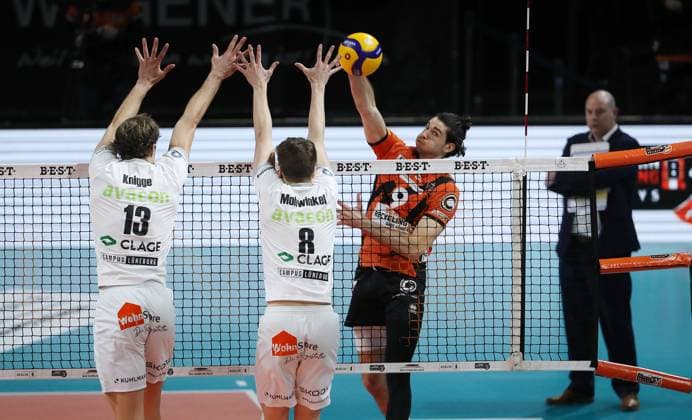 Volleyball, VBL, BR Recycling Volleys Berlin - SVG Lüneburg