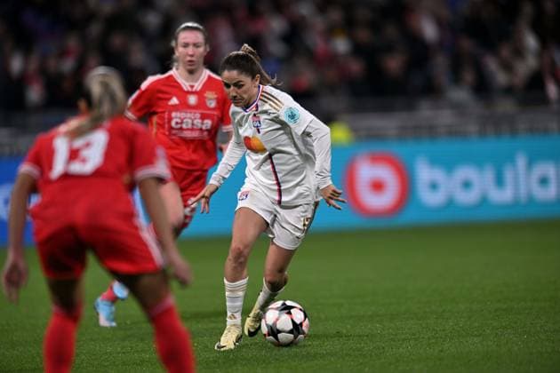 Danielle Van de Donk (lyon) FOOTBALL: Olympique Lyonnais FÂŽminines vs Benfica Lisbonne - 1 4 de finale Ligue des Champions FÂŽminine - 27 03 2024 FredericChambert Panoramic 