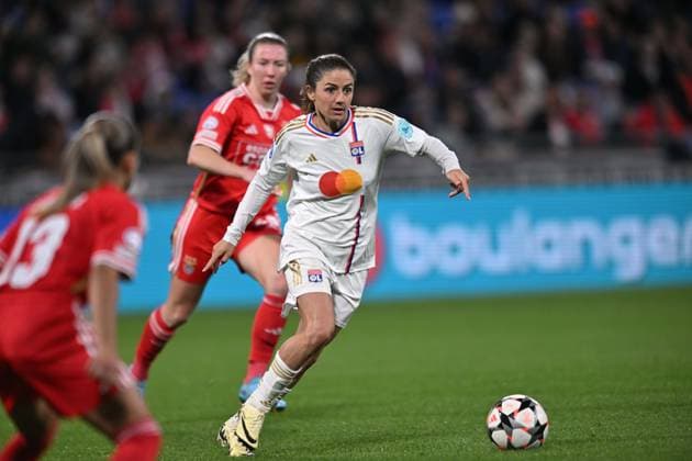 Danielle Van de Donk (lyon) FOOTBALL: Olympique Lyonnais FÂŽminines vs Benfica Lisbonne - 1 4 de finale Ligue des Champions FÂŽminine - 27 03 2024 FredericChambert Panoramic 