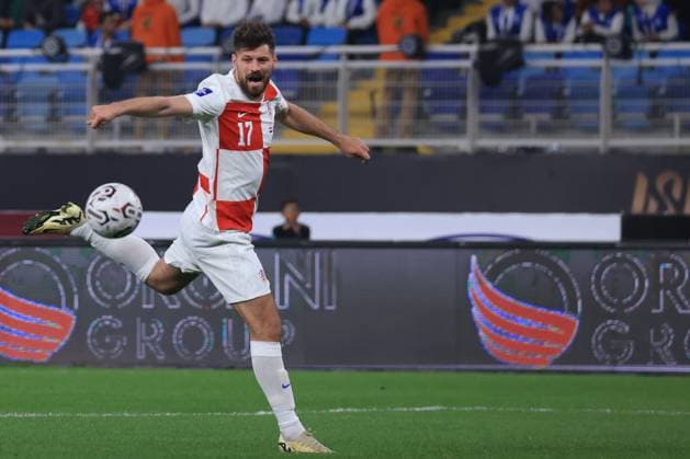 CAIRO, EGYPT - MARCH 26: Bruno Petkovic of Croatia during the FIFA Series 2024 Egypt match between Croatia and Egypt at New Administrative Capital Stadium on March 26, 2024 in Cairo, Egypt. Photo by M.Bayoumy SFSI Egypt v Croatia - FIFA Series 2024 Egypt Copyright: xM.Bayoumy SFSIx