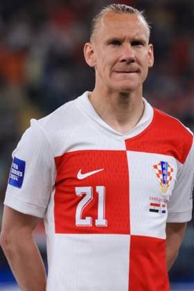 CAIRO, EGYPT - MARCH 26: Domagoj Vida of Croatia looks on during the FIFA Series 2024 Egypt match between Croatia and Egypt at New Administrative Capital Stadium on March 26, 2024 in Cairo, Egypt. Photo by M.Bayoumy SFSI Egypt v Croatia - FIFA Series 2024 Egypt Copyright: xM.Bayoumy SFSIx