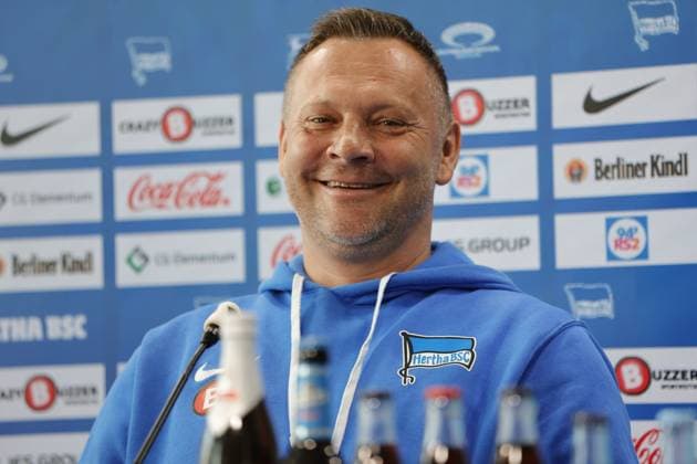 Head Coach Pál Dárdai , Hertha BSC, Germany, Berlin, Sportpark, GER, 2 FBL, Hertha BSC, Season 2023 24, Press conference before the home match against 1 FC Nürnberg