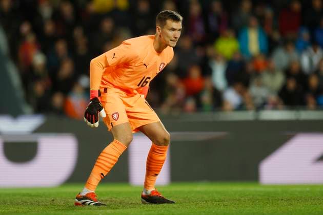 Goalkeeper Matej Kovar (CZE) in action during the friendly soccer match Czechia vs Armenia in Prague, Czech Republic, March 26, 2024. (CTKxPhoto PavelxLebeda) CTKPhotoF202403280007701  CTKPhotoF202403280007701