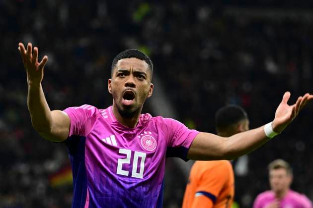 Benjamin Henrichs 20 Germany , Germany vs Netherlands, Football, National team international , 26 03 2024 DFB regulations prohibit any use of photographs as image sequences and or quasi video Franfurt Hessen Germany Copyright: xkolbert-press MarcxNiemeyerx