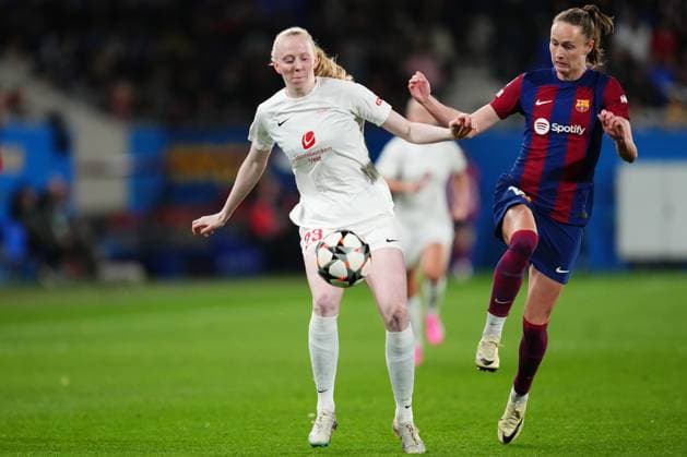 Fußball, CL Frauen, FC Barcelona - Brann Bergen ESP: FC Barcelona, Barca v SK Brann Kvinner. UEFA Champions League match. Quarter Finals during the UEFA Women™s Champions League match, Quarter Finals, second leg, between FC Barcelona and SK Brann Kvinner played at Johan Cruyff Stadium on March 28, 2024 in Barcelona Spain. kpng Copyright: xBaguxBlancox xPRESSINPHOTOx PS_240328_023