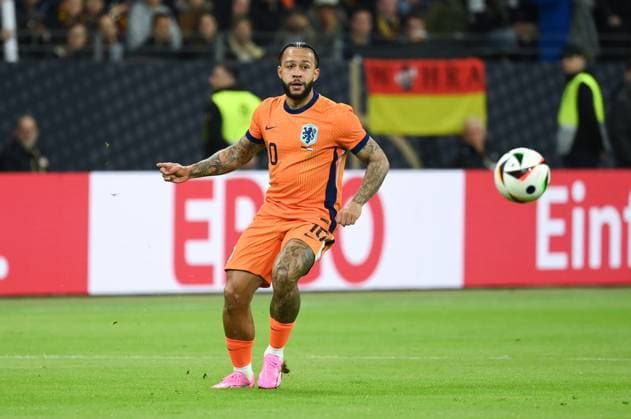 Memphis Depay Netherlands 26 03 2024, Soccer international Germany Netherlands 2 1 i video Frankfurt Deutsche Bank Park Germany Team2