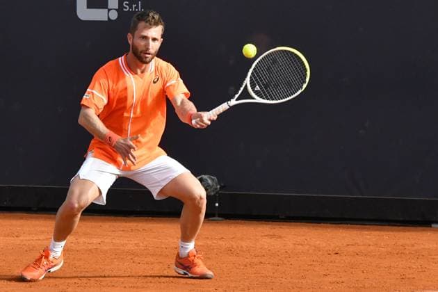VenerdÃ¬ 29 Marzo 2024 Quarti di finale Napoli Tennis Cup 2024 Nella foto: Corentin Moutet Copyright: xAndreaxRositox DSC_7260