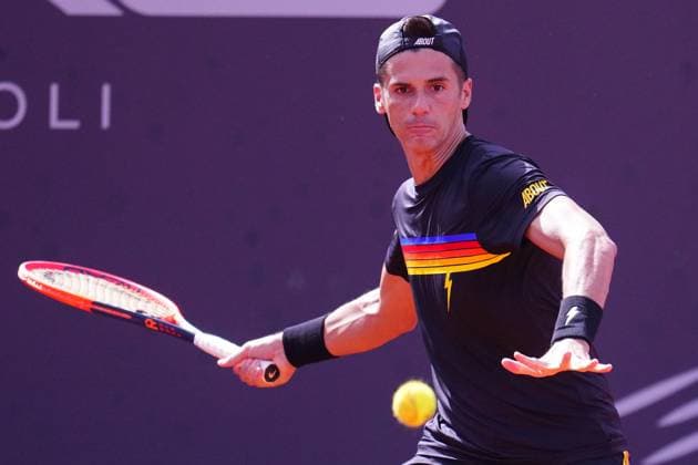 Fryday 29 March 2024 Challenger tour Napoli Tennis Cup 2024 Nella foto: Federico Coria Copyright: xFOTOAGENZIAx