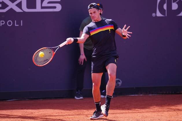 Fryday 29 March 2024 Challenger tour Napoli Tennis Cup 2024 Nella foto: Federico Coria Copyright: xFOTOAGENZIAx