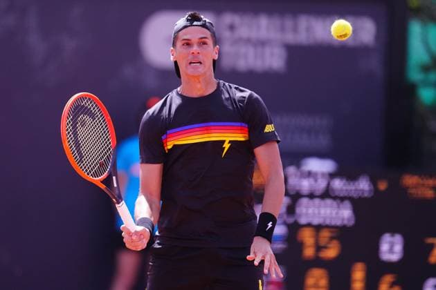 Fryday 29 March 2024 Challenger tour Napoli Tennis Cup 2024 Nella foto: Federico Coria Copyright: xFOTOAGENZIAx