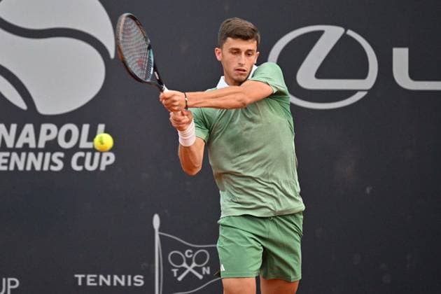 Naples - Challenger Tour Naples Tennis Cup In the photo: Luca Nardi Editorial Usage Only  Copyright: xFelicexDexMartinox xIPAx 0442765681st
