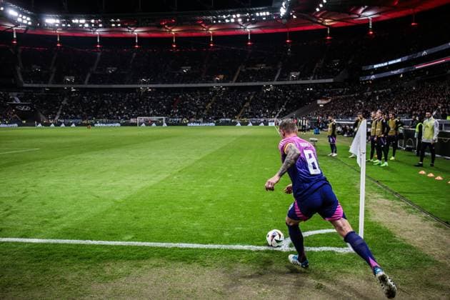 Sport, Football, National team Season 2023 24 UEFA international match Germany Netherlands 26 03 2024, Deutsche Bank Park Toni Kroos Germany, 8 Deutsche Bank Park DFB Campus Hessen Germany