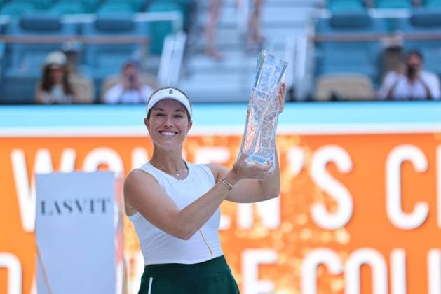 Tennis - Miami 2024 - ATP, Tennis Herren - Danielle Collins TENNIS : Finale Dames - Miami 2024 - Etats Unis - 31 03 2024 Panoramic Panoramic 