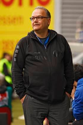 31 03 2024, xavx, Soccer 2 Bundesliga, SV Wehen Wiesbaden VfL Osnabrück emspor, v l Nico Schaefer, Managing Director Sport, Marketing and Communication SV Wehen Wiesbaden DFL DFB REGULATIONS PROHIBIT ANY USE OF PHOTOGRAPHS as IMAGE SEQUENCES and or QUASI VIDEO Wiesbaden