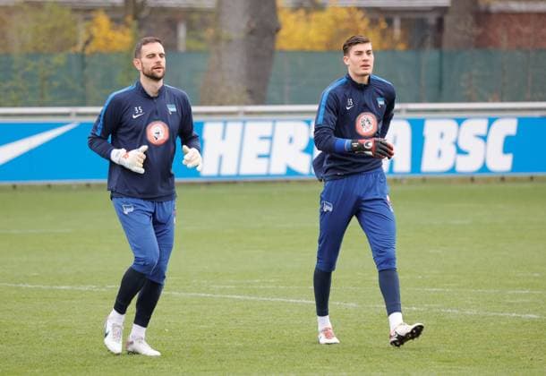 Germany, Berlin, Sportpark, GER, 2 FBL, Hertha BSC, Season 2023 24, Training, Photo Marius Gersbeck, Robert Kwasigroch