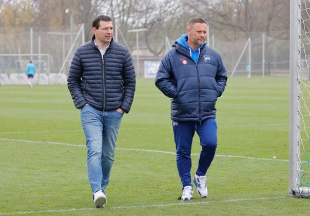 Germany, Berlin, Sportpark, GER, 2 FBL, Hertha BSC, Season 2023 24, Training, Photo Benjamin Weber, Sports Director, Pál Dárdai, Coach
