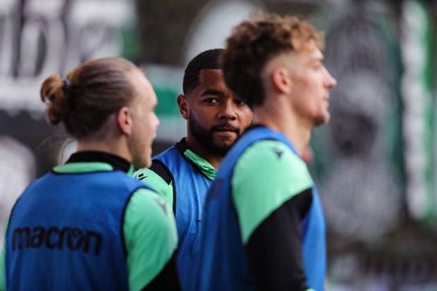 Brooklyn Ezeh Hannover 96,37 2 Soccer Bundesliga Season 2023 2024 1 FC Magdeburg vs Hannover 96 at the MDCC Arena in Magdeburg Soccer,Man,Men,Germany,31 03 2024