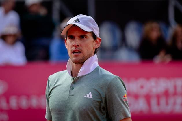 Estoril, Portugal, April 01 2024: Dominic Thiem (Austria) during the Millennium Estoril Open match between Maximilian Marterer (Germany) and Dominic Thiem (Austria) at Clube de Tenis do Estoril in Estoril, Portugal. (Pedro Porru SPP) Copyright: xPedroxPorrux xSPPx spp-en-PePoSp-4F8A6856