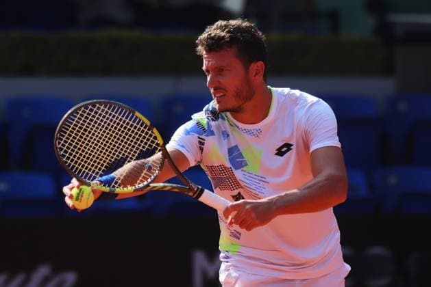 Mexico City Open 2024 Alessandro Giannessi is playing in a singles match against Vasek Pospisil of Canada as part of the Mexico City Open 2024 at the Chapultepec Sports Centre in Mexico City, Mexico, on April 1, 2024. MEXICO Ciudad de Mxico Mexico  Copyright: xSolracxSantiagox originalFilename:santiago-mxicocit240401_npxEN.jpg