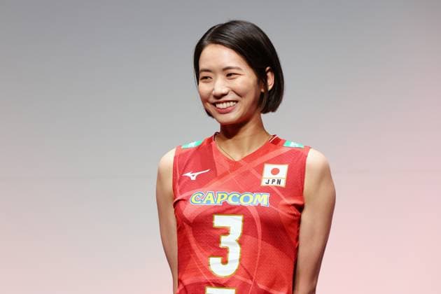 Sarina Koga, APRIL 2, 2024 - Volleyball : Japan Volleyball Association event of annoucement new brand and concept in Tokyo, Japan. Noxthirdxpartyxsales  (248901022)
