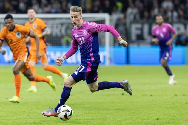 Germany Netherlands, Test match Chris Führich Germany, 11 Football international match between Germany and the Netherlands on March 26, 2024 at Deutsche Bank Park in Frankfurt am Main , Frankfurt am Main Hessen Germany Deutsche Bank Park