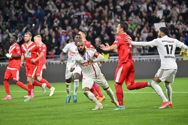 Football, Coupe de France, Olympique Lyon - FC Valenciennes