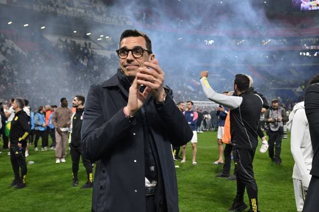 Laurent Prud™homme (lyon) FOOTBALL: Olympique Lyonnais vs Valenciennes Football Club - 1 2 Coupe de France - 02 04 2024 FredericChambert Panoramic 