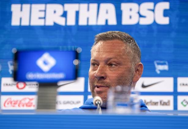 Soccer, Men, Season 2023 2024, 2 Bundesliga, Hertha BSC, Coach Pal Dardai Hertha BSC , 03 04 2024, Copyright: xSebastianxRäppold MatthiasxKochx