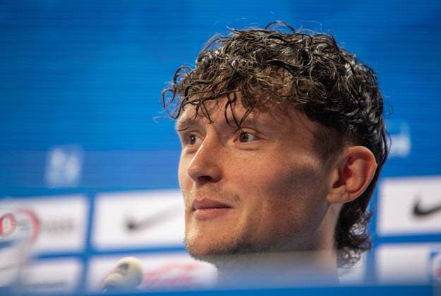 Soccer, Men, Season 2023 2024, 2 Bundesliga, Hertha BSC, Fabian Reese Hertha BSC , 03 04 2024, Copyright: xSebastianxRäppold MatthiasxKochx