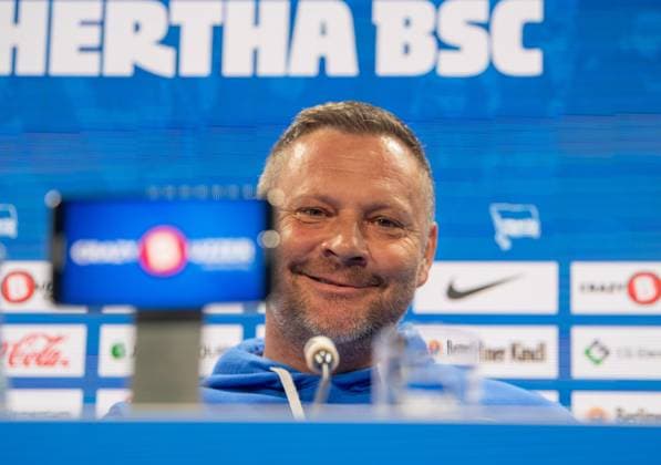 Soccer, Men, Season 2023 2024, 2 Bundesliga, Hertha BSC, Coach Pal Dardai Hertha BSC , 03 04 2024, Copyright: xSebastianxRäppold MatthiasxKochx