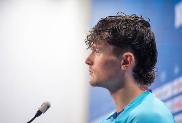Soccer, Men, Season 2023 2024, 2 Bundesliga, Hertha BSC, Fabian Reese Hertha BSC , 03 04 2024, Copyright: xSebastianxRäppold MatthiasxKochx