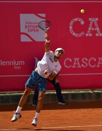 Pedro Martinez Spain advances to the round of 16 at the Estoril Open Estoril Open, Portugal, April 3, 2024 Spains Pedro Martinez advances to the round of 16 at the Estoril Open in Portugal Estoril Estoril Tennis Club Lisbon Portugal