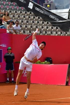 Joao Fonseca Brazil loses in round 1 at the Estoril Open Estoril Open, Portugal, April 3, 2024 Joao Fonseca of Brazil loses in the first round at the Estoril Open in Portugal Estoril Estoril Tennis Club Lisbon Portugal