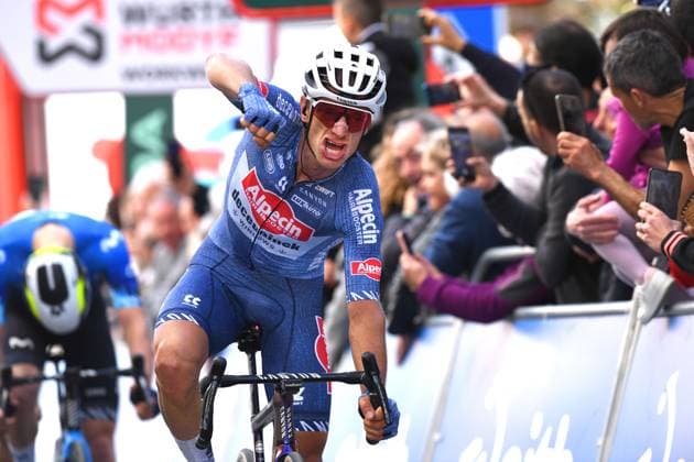 Bilder des Jahres 2024, Sport 04 April Sport Themen der Woche KW14 Sport Bilder des Tages 03-04-2024 Itzulia Basque Country; Tappa 03 Ezpeleta - Altsasu; 2024, Alpecin - Deceuninck; Hermans, Quinten; Altsasu; 