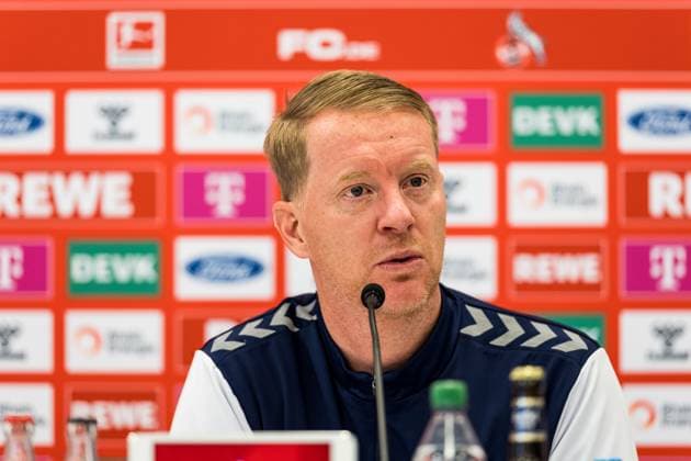 Sport Themen der Woche KW14 Sport Bilder des Tages 1. FC Köln Pressekonferenz; 04.04.2024 Timo Schultz (Trainer 1. FC Köln) Pressekonferenz 1. FC Köln; Geissbockheim, 04.04.2024 *** 1 FC Köln Press Conference 04 04 2024 Timo Schultz Coach 1 FC Köln Press Conference 1 FC Köln Geissbockheim, 04 04 2024 Copyright: xBEAUTIFULxSPORTS Wunderlx