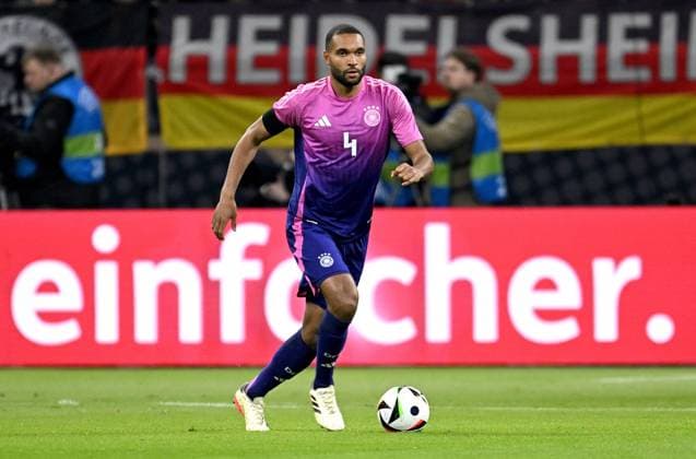 FOOTBALL INTERNATIONAL Test match in Frankfurt Germany Netherlands 26 03 2023 Jonathan Tah Germany on the ball