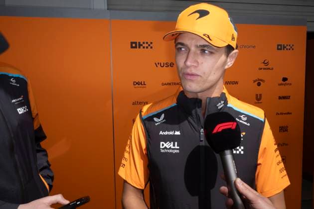 April 4, 2024, Suzuka, Mie, Japan: LANDO NORRIS (GBR) of McLaren 4 speaks to the press on media day of the 2024 Formula 1 Japanese Grand Prix. Suzuka Japan - ZUMAb177 20240404_aap_b177_013 Copyright: xTaidghxBarronx
