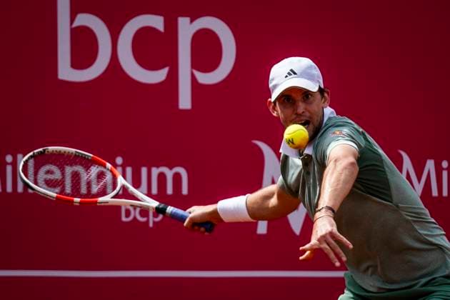 Richard Gasquet Vs Dominic Thiem - Millennium Estoril Open 2024 Richard Gasquet from France is competing against Dominic Thiem from Austria during the Millennium Estoril Open ATP, Tennis Herren 250 tennis tournament at the Estoril Tennis Club in Estoril, Portugal, on April 4, 2024. Lisbon Portugal  Copyright: xNunoxCruzx originalFilename:cruz-richardg240404_npJnn.jpg