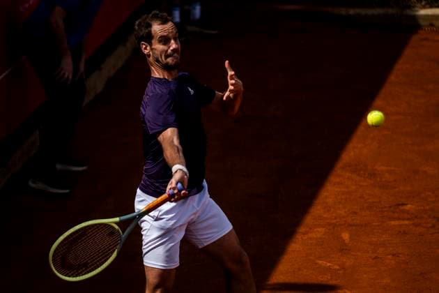 Richard Gasquet Vs Dominic Thiem - Millennium Estoril Open 2024 Richard Gasquet from France is competing against Dominic Thiem from Austria during the Millennium Estoril Open ATP, Tennis Herren 250 tennis tournament at the Estoril Tennis Club in Estoril, Portugal, on April 4, 2024. Lisbon Portugal  Copyright: xNunoxCruzx originalFilename:cruz-richardg240404_npPXl.jpg